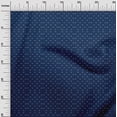 thumbnail image 2 of oneOone Coton Popeline Bleu Marine Tissu Yeux Visage Robe Tissu Tissu Tissu Imprimé par la Cour 42 Pouces de Large, 2 of 4