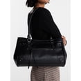 thumbnail image 2 of No Boundaries Women's Large Shoulder Bag, Black, 2 of 5