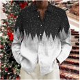 thumbnail image 4 of Camisa hawaiana de manga larga para hombre, camisa social de playa de alta gama para hombre, camisa estampada en 3D, camisa de nieve navideña 2024, moda, 4 of 5