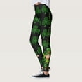 thumbnail image 5 of Bjutir Womens St. Patrick'S Day Leggings Tights Women'S Paddy Stripes Good Luck Green Pants Print Leggings Pants For Yoga Running Pilates Gym, 5 of 7