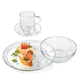 thumbnail image 2 of Stylo Vajilla De 16 Pzas Con Taza De Vidrio Redonda Moderna Minimalista, 2 of 4