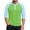 Green, variant on Gaukiv Men's Three Quarter Sleeve Shirts Contrast Henley Raglan Tees Color Block Baseball Shirts Purple S