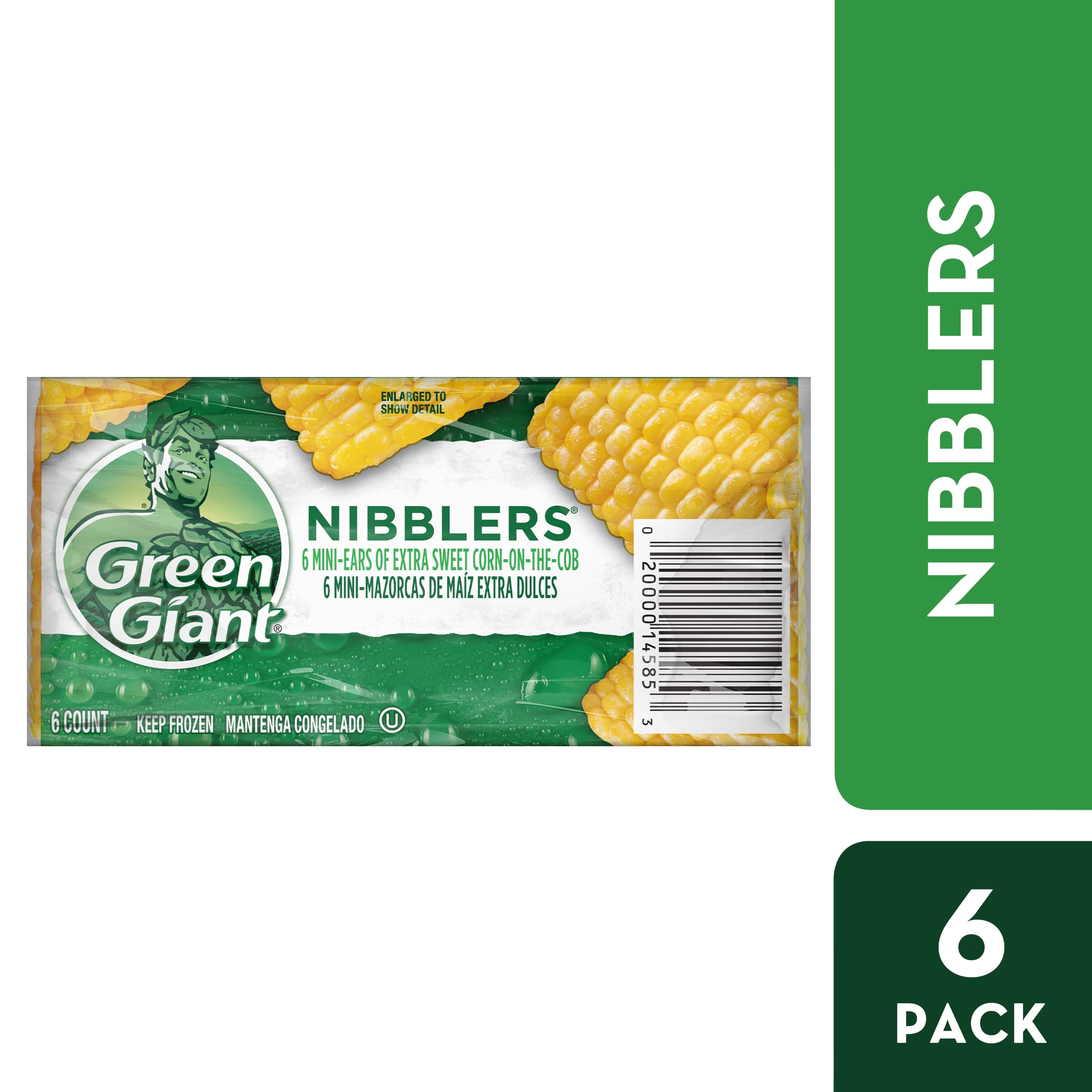 Green Giant Nibblers Corn On The Cob, 6 Ct (Frozen)