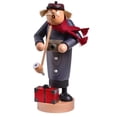 thumbnail image 2 of KWO Skinny Traveler with Camera and Luggage German Wood Christmas Incense Smoker, 2 of 2