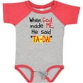 thumbnail image 3 of Inktastic When God Made Me Boys or Girls Baby Bodysuit, 3 of 5