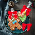 thumbnail image 4 of Corbata de Navidad Bows RainbowPana, lujosa, retorcida, roja, paquete de 60, 4 of 7