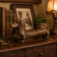 thumbnail image 3 of Dachshund Figurine Vintage Style Dog Statue For Entryway Coffee Table Desk Shelf Home Office Decorative Ornament, 3 of 7