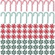 thumbnail image 1 of 80 Uds bastón de caramelo adornos colgantes de Navidad bastón de caramelo para corona de Navidad suministros para fiestas en casa, 1 of 7