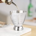 thumbnail image 2 of 18/8 Stainless Steel Double Jigger for Bartending, Cocktail Measuring Jigger for Bartender with Graduated Marking 1 oz to 6 oz Heavy Duty Shot Measure Cup (Set of 2), 2 of 5