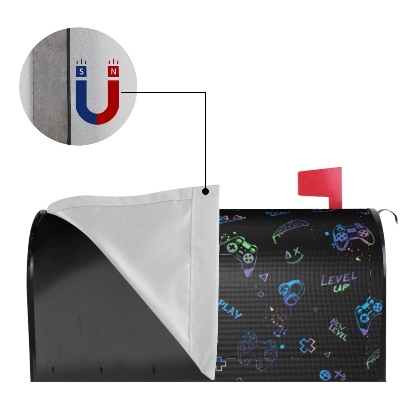 Picia Gamepads Magnetic Mailbox Cover Standard Size-