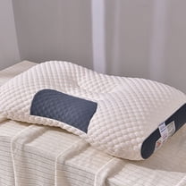 YHAICO Pillow Pillows Queen Size Set of 2 Softand Non Collapsing Core Protects The Cervical Spineand Helps Sleep Adult and Student Household Massage