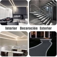 thumbnail image 2 of Tira LED Neon 10 Metros, Neón LED Impermeable IP65, Luces LED Neón con Interruptor, Tiras de Neón Flexible Ajustable, para Navidad, Año Nuevo, Decoración dormitorio, Fiestas (Blanco frío), 2 of 4