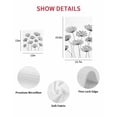 thumbnail image 7 of Black Dandelion Kitchen Dish Towels for Drying Dishes Set of 4, Country Modern Minimalist Flower Waffle Weave Microfiber Hand Tea Bathroom Towels Quick Dry & Absorbent Towel 15.7x23.6, 7 of 7