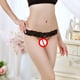 thumbnail image 4 of Guardurnaity Tanga de perlas para mujer, lencería Sexy con diseño de encaje, ropa interior para chica, Tanga de fibra elástica transpirable Disfraces de disfraces, 4 of 6
