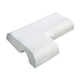 thumbnail image 3 of kowaku Couples Merging Pillow Arm Pillow Slow Memory Foam Side Sleeping Pillow with Arm Hole for Valentines Day Arm Rest Edged Right, 3 of 9