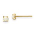 thumbnail image 1 of Quality Gold SE2979 14K Madi K Synthetic Lab Created Opal Post Earrings, 1 of 1