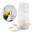 thumbnail image 4 of automático para pájaros, alimentador de botellas, recipiente para beber, dispensador de alimentos para colgar en una jaula de pájaros para - blanco Salvador Comedero para pájaros, 4 of 7