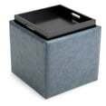 thumbnail image 1 of WyndenHall Townsend Cube Storage Ottoman with Tray, 1 of 5