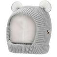 thumbnail image 2 of BadPiggies Dog Warm Knitted Hat Hoodies Quiet Ear Muffs Headband Noise Block Pet Ear Protection - Gray, 2 of 9
