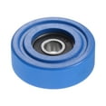 thumbnail image 1 of Unique Bargains Roulement à Rouleau à Poulie en PU 8x40x13 mm, Roue de Guidage Revêtue de Polyuréthane pour Usage Industriel, Bleu, 1 of 5