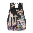 thumbnail image 1 of Disketp Cute Mushroom Landscape Mochila Ligera e Impermeable, Mochila de Día Resistente para Viajes, Senderismo y Uso Diario para Hombre y Mujer, 1 of 7