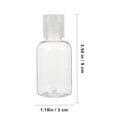 thumbnail image 2 of LOLIPPYY 12Pcs Travel Bottles Travel Makeup Bottles Refillable Leak Proof Hand Washing Containers 3.5x1.2x1.2in, 2 of 7