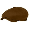 thumbnail image 5 of Beret Hat Short Brim British Style Retro Round Top Fine Texture Sun Protection Breathable Classic Western Newsboy Hat Fashion Accessories, 5 of 7