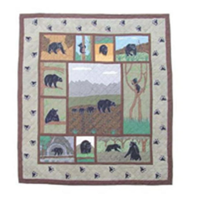 Patch Magic QQBCTY Bear Country- Quilt Queen 85 x 95 in.