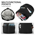 thumbnail image 6 of HAWEE Drawstring Backpack Sports Gym Bag Water Resistant String Bag Cinch Sackpack with Zipper Pocket for Shopping Sport Yoga, 6 of 7