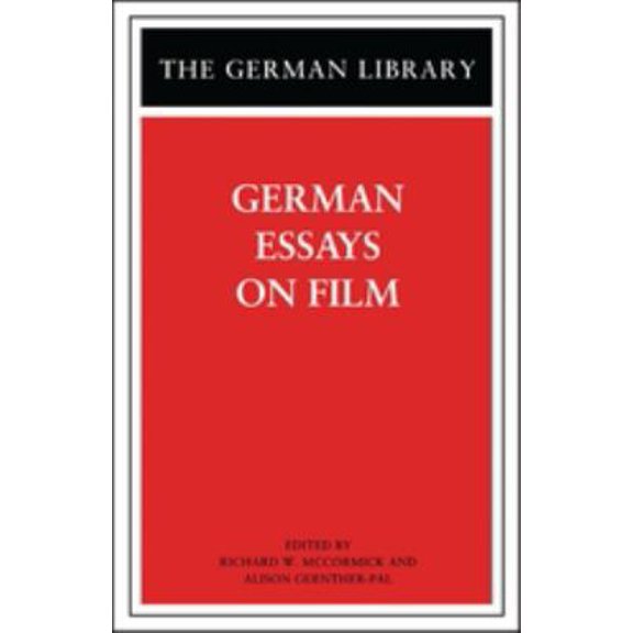 Pre-Owned German Library: German Essays on Film (Paperback)