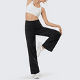 thumbnail image 5 of MLDRA Wide Leg Sweatpants Yoga Pants for Woman with Pockets High Waisted Stretch Loose Casual Lounge Pants Black, 5 of 7