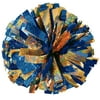 2-Color Holographic Mix Youth Cheer Pom - Navy/Gold