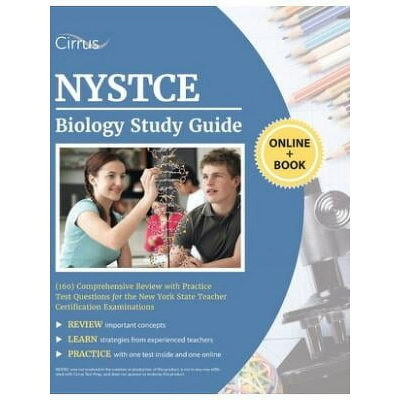 NYSTCE Biology (160) Study Guide: Comprehensive Review with Practice Test Questions for the New York State Teacher Certification Examinations (Paperback)