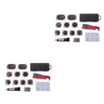 thumbnail image 4 of Electronicheart Ensemble de Patchs pour Pneus Outil de Réparation Kit de Perforation Portable pour Entretien de Vélo d'Urgence Noir 2Set, 4 of 6