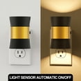 thumbnail image 2 of 2 Pack Black & Brass Mini Trumpet Night Light with Dimmer, 2 of 4