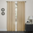 thumbnail image 7 of Kashi Home Holly Solid Semi-Sheer Grommet Single Curtain Panel, 7 of 7