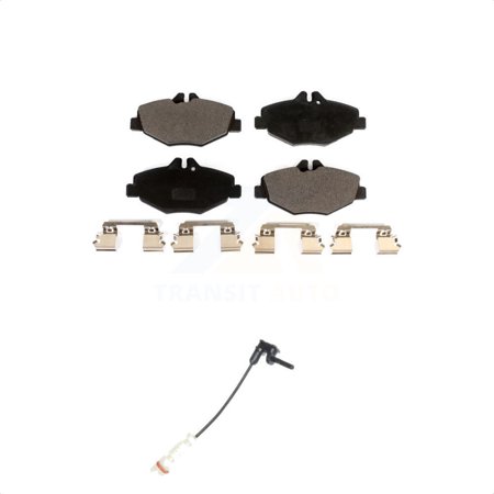 TEC Front Ceramic Disc Brake Pads and Wear Sensors Kit for Car 2003 Mercedes-Benz E320 Sedan with 3.2L KTW-100092