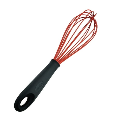 Starfrit 093073-006-NEW1 12-In. Silicone Whisk with Soft-Grip Handle
