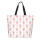 thumbnail image 1 of Disketp Hello Rabbit Bolsa Tote Estampada para Mujer, Bolso de Hombro y de Mano para Compras y Viajes, 1 of 8