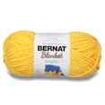 thumbnail image 2 of (2 pack) Bernat Blanket Brights Yarn, School Bus Yellow, 5.3oz(150g), Polyester, 2 of 6