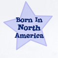 thumbnail image 2 of CafePress - Born In North America Infant Creeper - Baby Light Bodysuit, Size Newborn - 24 Months, 2 of 4