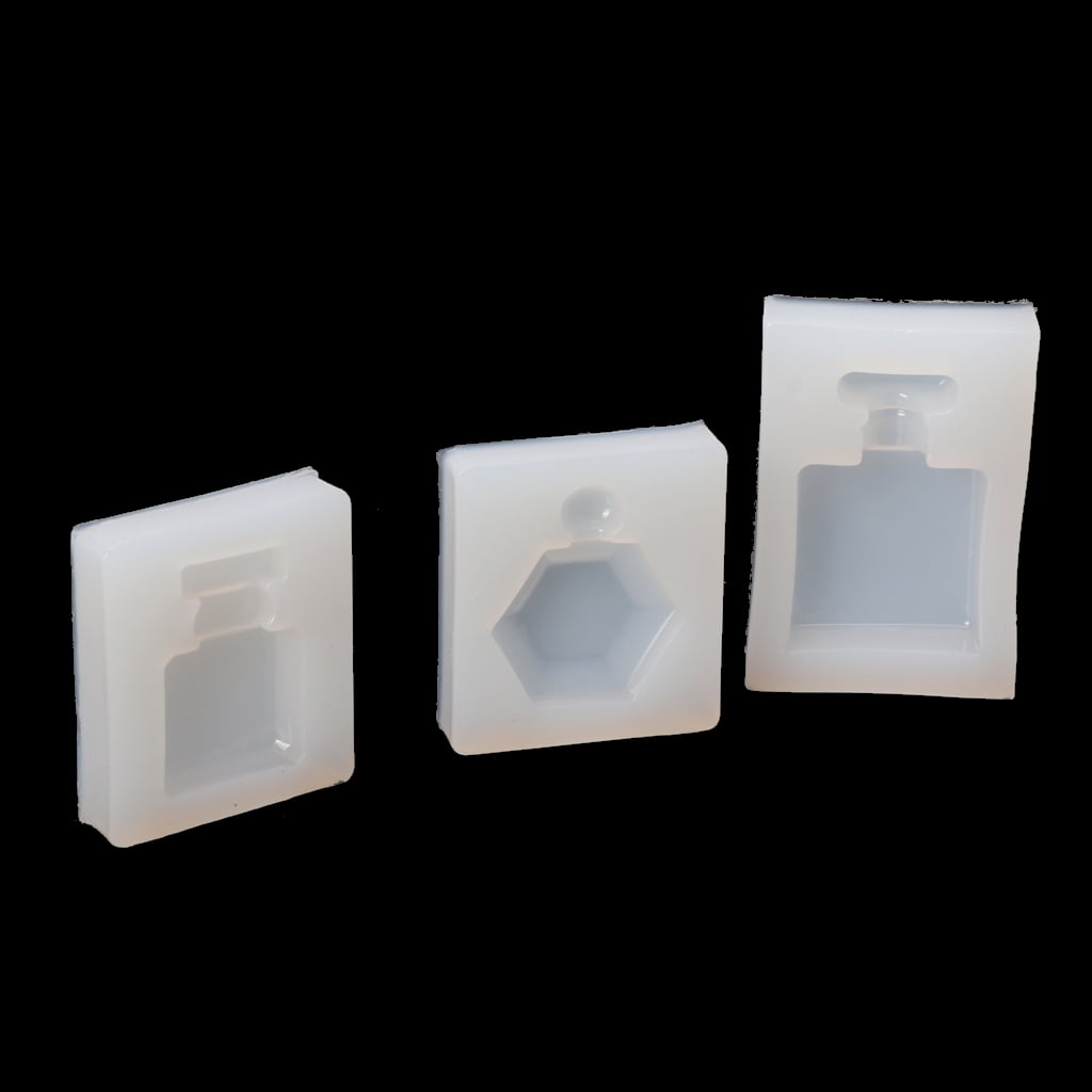 tegongse Silicone Resin Mold DIY Mini Perfume Bottle Casting Molds DIY Craft 3D Mold for Art Craft Making Handmade Toys for Child