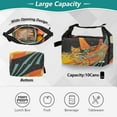 thumbnail image 5 of DIXRUYEE Lunch Bag Double Deck Lunch Cooler Box Fashion Celestial Observer Pattern, 5 of 7