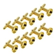 thumbnail image 3 of jifeng 10Pcs Cufflink Cabochons Setting Tray Round Base Cuff Link Fit 12mm DIY Golden, 3 of 9