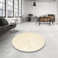 thumbnail image 3 of Ahgly Company Indoor Square Contemporary Golden Blonde Gold Area Rugs, 3' Square, 3 of 6