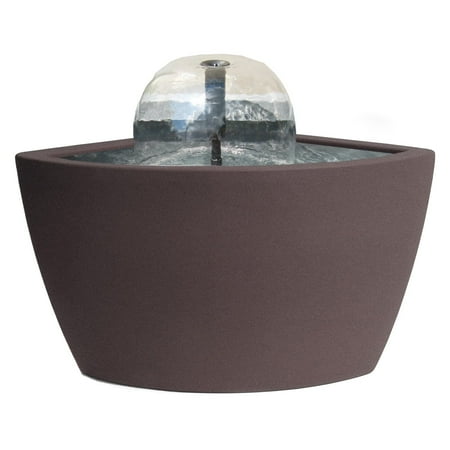 Algreen Hampton 35 Gallon Contemporary Brownstone Water Feature and Pond
