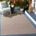 thumbnail image 3 of SAFAVIEH Hampton Ali Diamond Indoor/Outdoor Area Rug, Light Pink/Multi, 5'1" x 7'6", 3 of 5