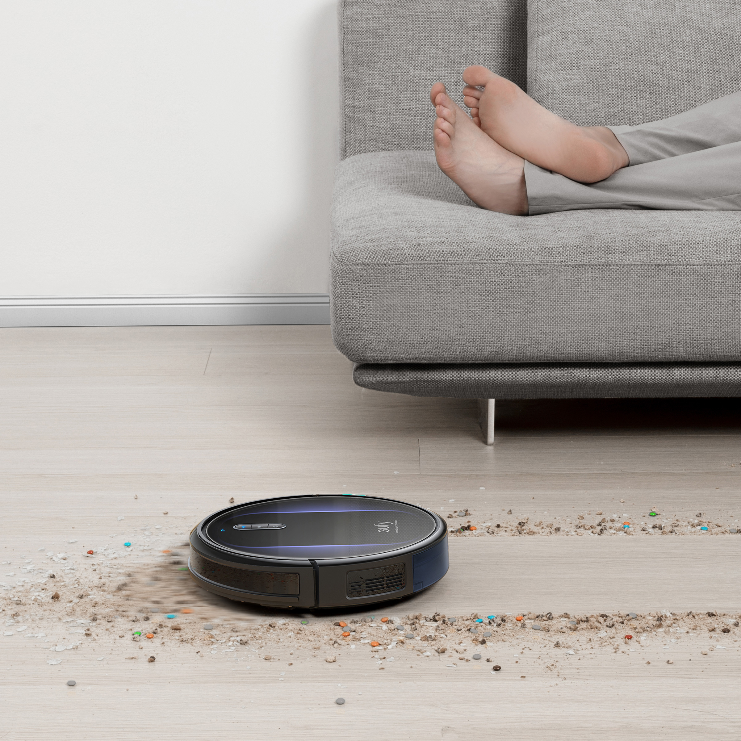 eufy Clean by Anker RoboVac G32 Pro Robot Vacuum with Home Mapping, 2000 Pa Strong Suction, Wi-Fi enabled, Ideal for Carpets, Hardwood Floors, and Pet Owners, Supports Only 2.4Ghz Wi-Fi - image 8 of 15