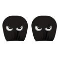thumbnail image 2 of Funny Cartoon Car Headrest Covers, 2PCS Universal Stretchable Seat Head Rest Protectors with Grinning Face Design for SUVs, Sedans & Trucks – Soft, Non-Slip, 2 of 8