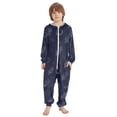 thumbnail image 2 of Rocket Planet Space One Piece Pajamas Soft Jumpsuit Cozy Sleep and Play Romper Zipper and Pockets 12-13Y, 2 of 8